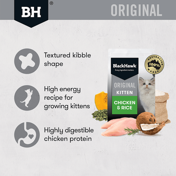 Black Hawk Kitten Food Chicken and Rice - 3kg