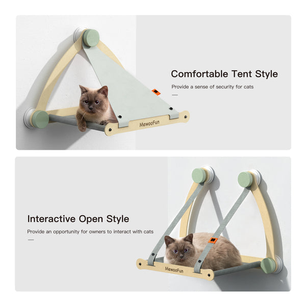 Mewoofun Cat Window Hammock Bed