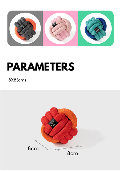 PAWZCITY Interactive Rope Ball