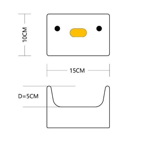 PURROOM Elevated Chick Ceramic Pet Bowl (Straight)