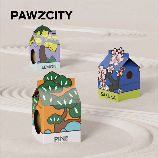 PAWZCITY Tetra-Pak Cat Scratcher House