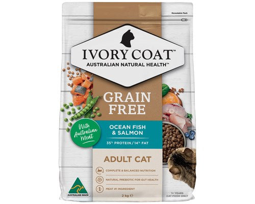 IVORY COAT ADULT CAT GRAIN FREE OCEAN FISH & SALMON