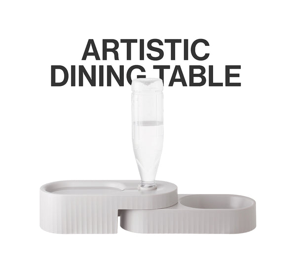 PIDAN DUAL BOWL FOR DOGS – GREY