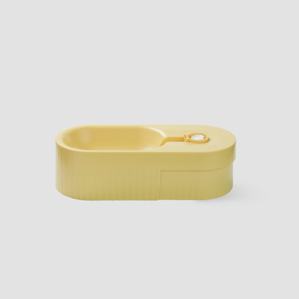 PIDAN DUAL BOWL FOR DOGS – YELLOW