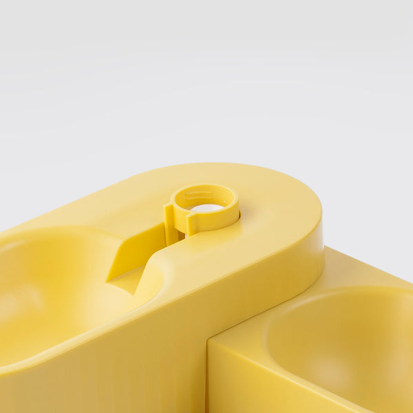 PIDAN DUAL BOWL FOR DOGS – YELLOW