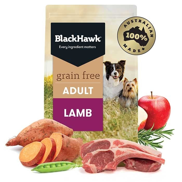Black Hawk  Grain Free Dog Food Pasture Grazed Lamb - 2.5kg