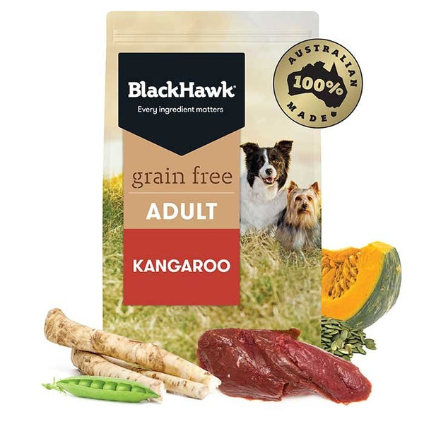 Black Hawk  Grain Free Dog Food Australian Wild Kangaroo - 2.5kg