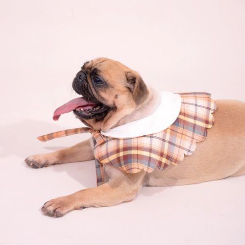 PURLAB JK School Uniform Pet Scarf Collar