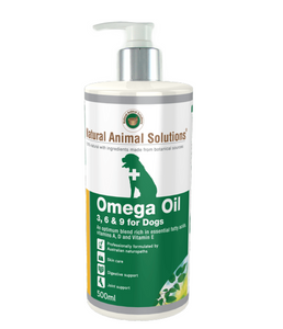 Natural Animals Solutions Omega Oil 3, 6 & 9 for Dogs 500ml