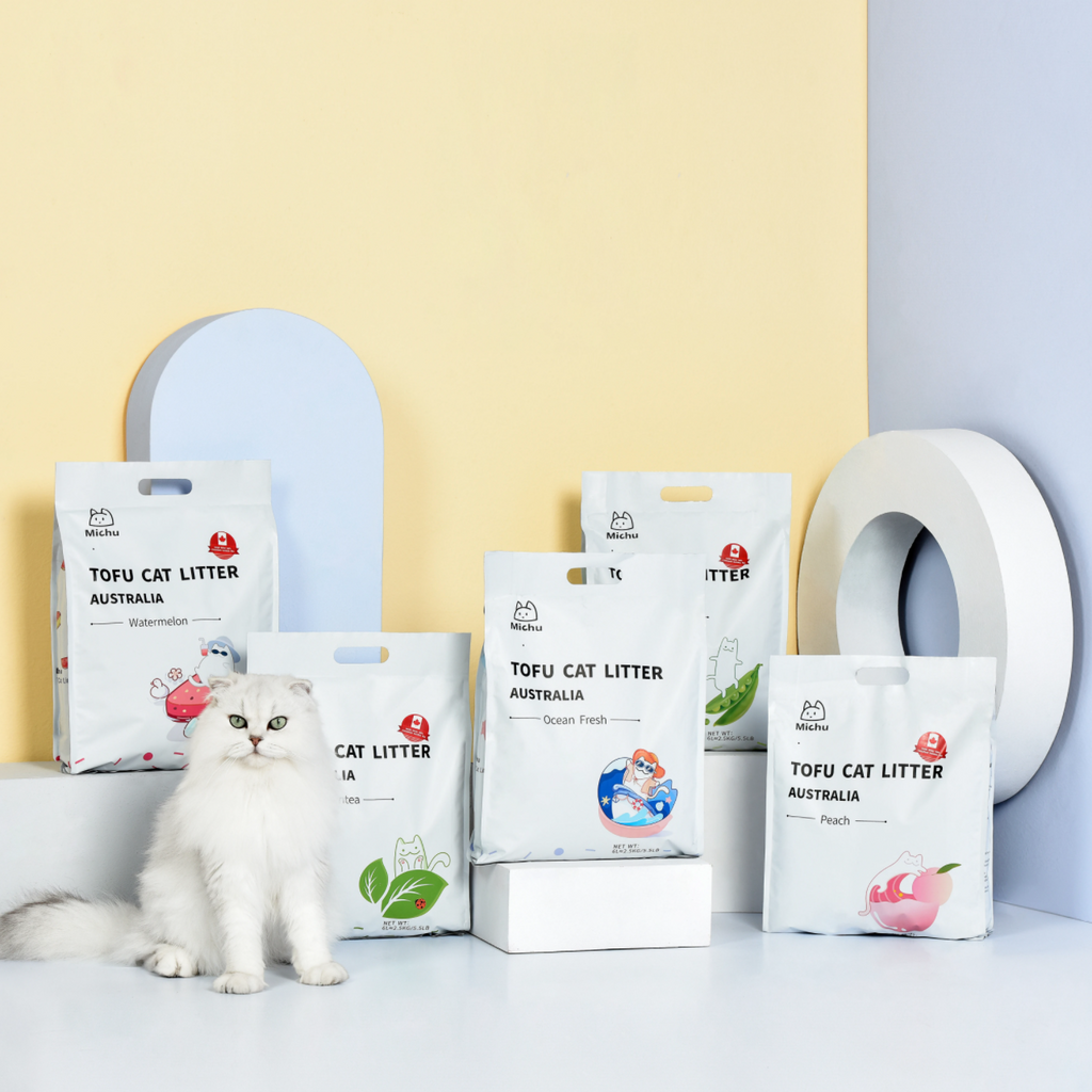 Furrytail Michu Natural Clumping Tofu Cat Litter 2.5kg 6L