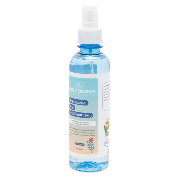 OKEY DOGGY Antibacterial and Deodorant Spray For Cats & Dogs 300ml