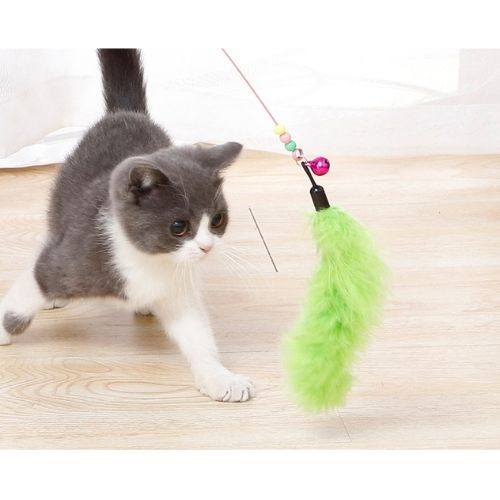 Cat Wired Feather Teaser Wand