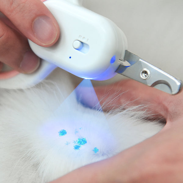 PAKEWAY Cat Nail Cilpper With LED - Aqua