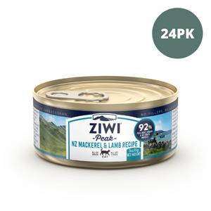 Ziwi Peak Cat Canned Wet Food - Mackerel & Lamb 85g - 24PK