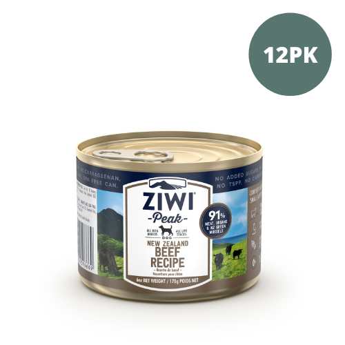 Ziwi Peak Dog Canned Wet Food - Beef 170g - 12PK