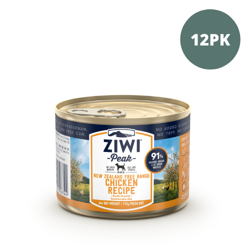 Ziwi Peak Dog Canned Wet Food - Chicken 170g - 12PK