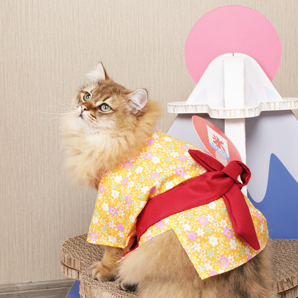 PURLAB Summer Kimono Pet Costume