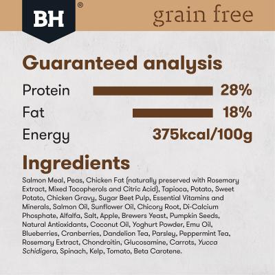 Black Hawk Grain Free Dog Food Sustainably Farmed Salmon - 2.5kg