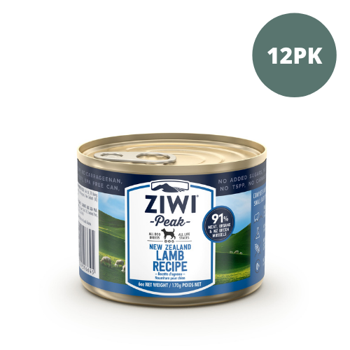 Ziwi Peak Dog Canned Wet Food - Lamb 170g - 12PK
