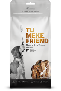 TU MEKE FRIEND Air-Dried Natural Dog Treats Veal Ribs 125G