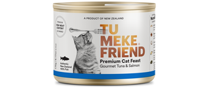 TU MEKE FRIEND Canned Premium Cat Feast Gourmet Tuna & Salmon 175G