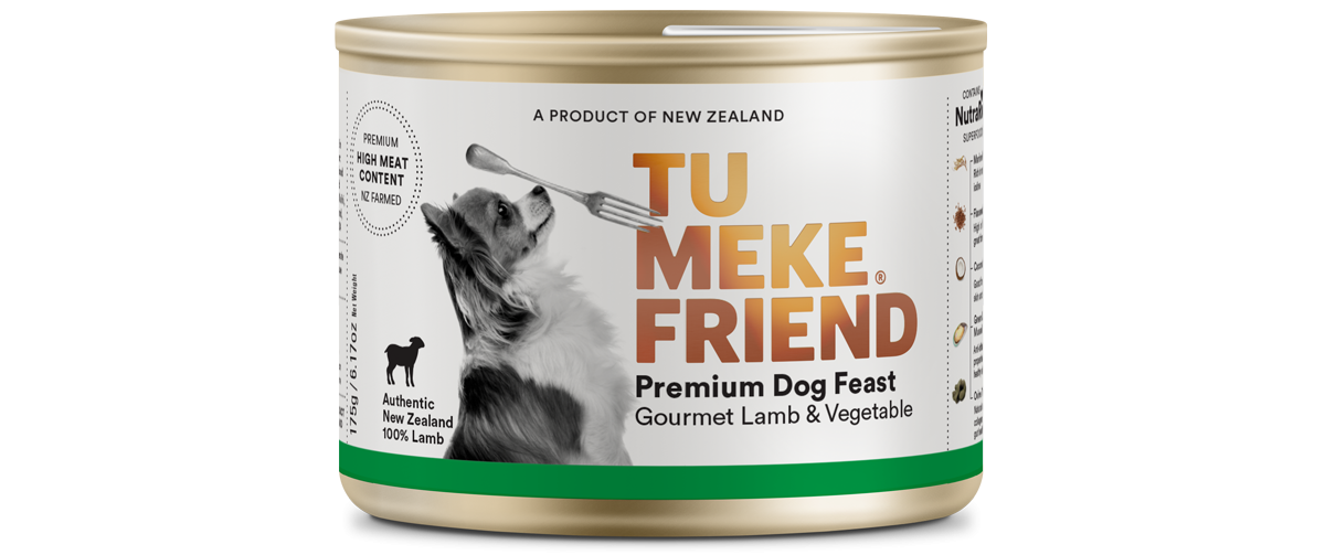 TU MEKE FRIEND Canned Premium Dog Feast Gourmet Lamb & Vegetable 175G