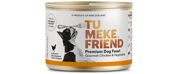 TU MEKE FRIEND Canned Premium Dog Feast Gourmet Chicken & Vegetable 175G