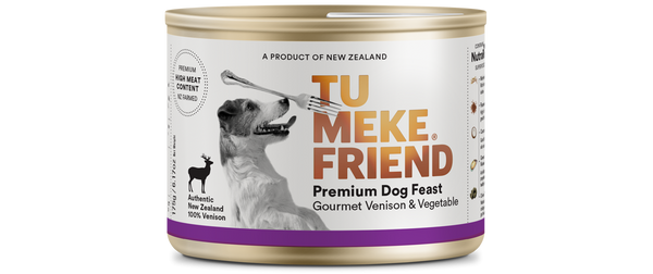 TU MEKE FRIEND Canned Premium Dog Feast Gourmet Venison & Vegetable 175G