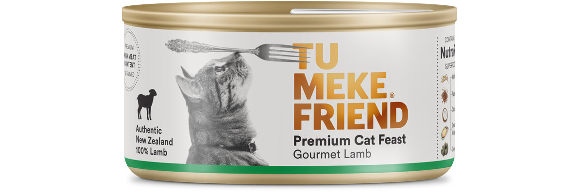 TU MEKE FRIEND Canned Premium Cat Feast Gourmet Lamb 85G