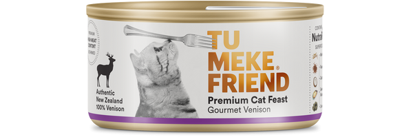 TU MEKE FRIEND Canned Premium Cat Feast Gourmet Venison 85G