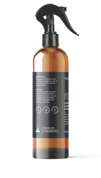 Essential Dog Conditioner: Lavender, Lemon Peel & Clary Sage ADULTS & PUPPIES 250ml