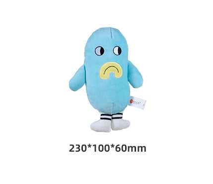 HONEYCARE Dog Squeaky Toy - Blue Monster