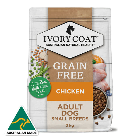IVORY COAT GRAIN FREE SMALL BREED DOG CHICKEN 2KG