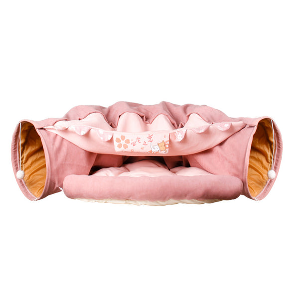 Luxury Cat Tunnel Pet Toy Tent