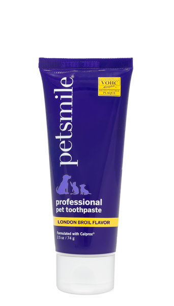 PETSMILE Professional Pet Toothpaste - London Broil Flavor - Small