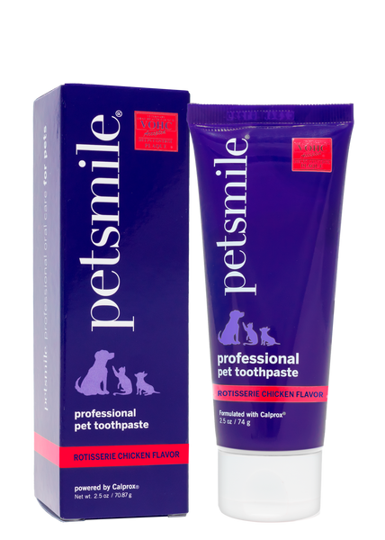 PETSMILE Professional Pet Toothpaste - Rotisserie Chicken Flavor - Small