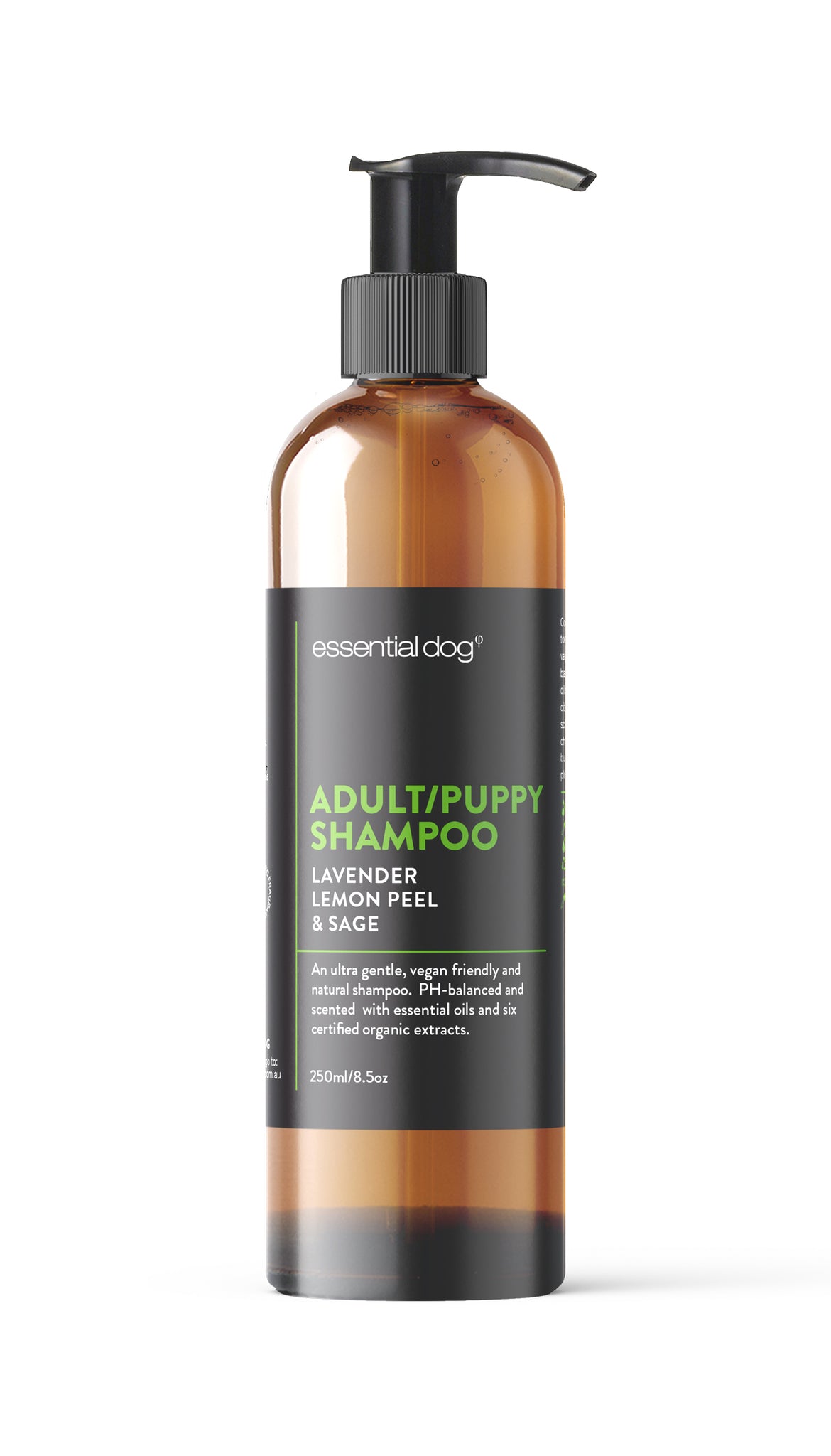 Essential Dog Puppy Shampoo Lavender, Lemon Peel and Clary Sage ADULTS & PUPPIES 250ml
