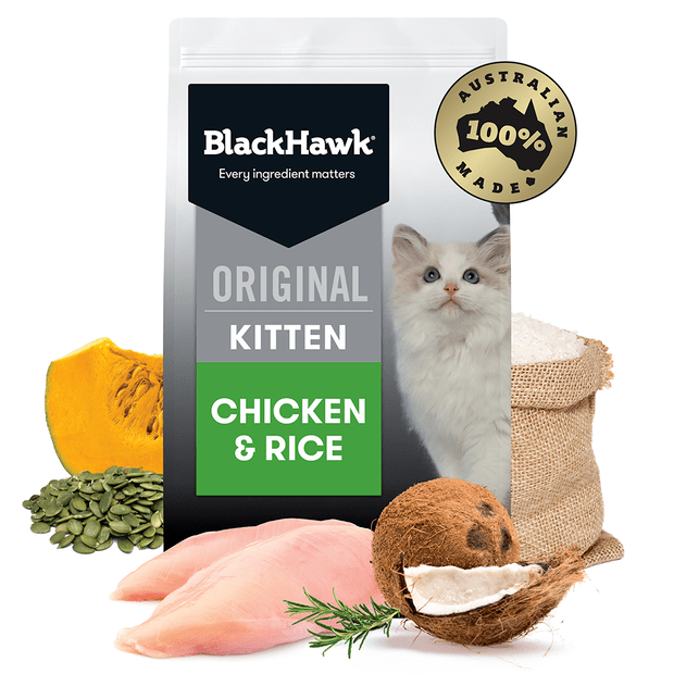 Black Hawk Kitten Food Chicken and Rice - 3kg