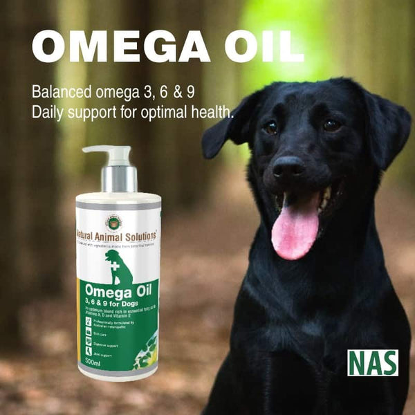 Natural Animals Solutions Omega Oil 3, 6 & 9 for Dogs 500ml